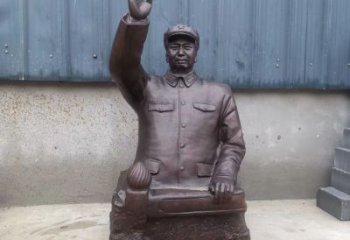 雷鋒胸像雕塑廠家，革命人物雕塑，玻璃鋼半身像雕塑制作