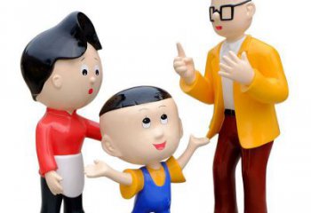 大頭兒子雕塑廠家，卡通熊出沒雕塑，影視劇動(dòng)漫主題