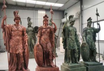 武士雕塑廠家，歐式人物雕塑，仿古武士雕塑廠