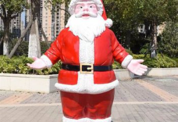圣誕老人雕塑廠家，節(jié)日卡通人物，圣誕節(jié)動(dòng)漫雕塑小品