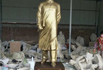 陶行知雕塑廠家，近代名人雕塑，仿銅陶行知雕塑制作