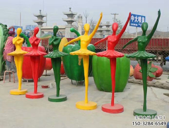 芭蕾雕塑廠家，舞蹈演員擺件，公園廣場(chǎng)音樂人小品