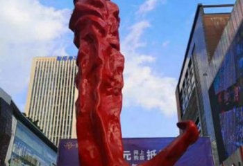 辣椒雕塑廠家，城市商業(yè)街雕塑，玻璃鋼仿真辣椒雕塑小品