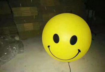 笑臉雕塑廠家，卡通笑臉娃娃雕塑，商場(chǎng)景觀擺件