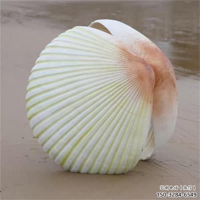 貝殼雕塑廠家，廣場(chǎng)海洋生物擺件，創(chuàng)意貝殼雕塑小品