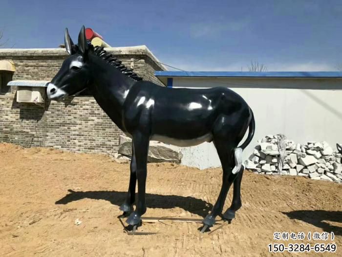 小驢雕塑廠家，大型動(dòng)物擺件，風(fēng)景區(qū)動(dòng)物小品