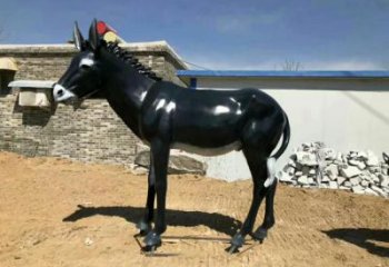 小驢雕塑廠家，大型動物擺件，風(fēng)景區(qū)動物小品
