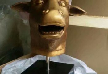 獸頭雕塑廠家，十二生肖雕塑擺件，玻璃鋼動物小品