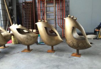 飛鳥雕塑廠家，鏤空抽象工藝，玻璃鋼飛鳥雕塑生產(chǎn)商