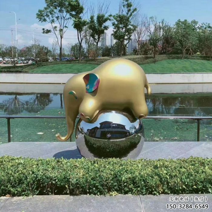 大象頭雕塑廠家，公園動(dòng)物小品，戶外大象頭雕塑制作