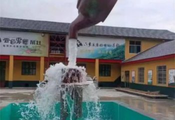 天壺雕塑廠家，公園景觀雕塑，玻璃鋼天壺雕塑廠