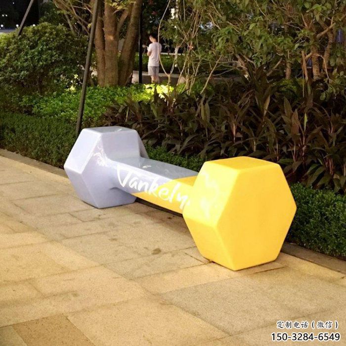 坐凳雕塑廠家，公園廣場景觀小品，玻璃鋼坐凳雕塑廠