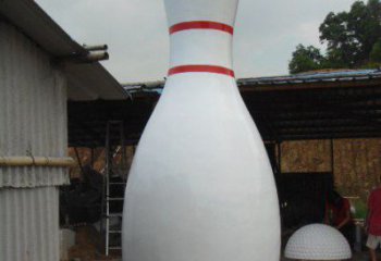 大型保齡球雕塑 園林保齡球雕塑 標(biāo)識主題小品
