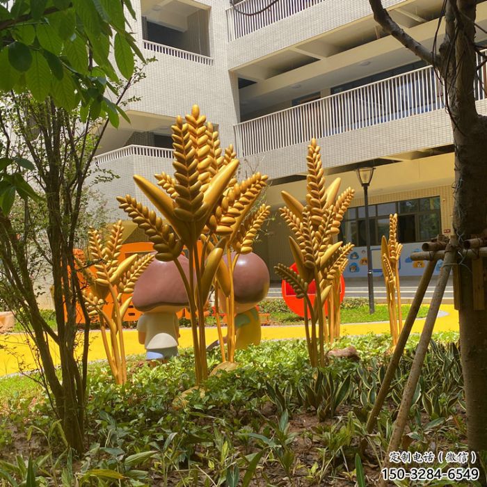 城市水稻雕塑廠家 風景區(qū)彩繪雕塑 抽象擺件 城市水稻雕塑廠家 風景區(qū)彩繪雕塑 抽象擺件