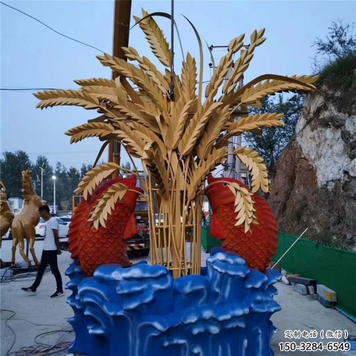 大型麥穗雕塑廠家 商業(yè)街廣場(chǎng)雕塑 古銅色擺件 大型麥穗雕塑廠家 商業(yè)街廣場(chǎng)雕塑 古銅色擺件