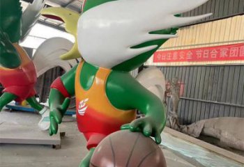 城市飛鳥雕塑廠家 風(fēng)景區(qū)彩繪雕塑 抽象擺件