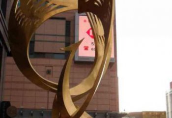大型鳳凰雕塑廠家 商業(yè)街廣場(chǎng)雕塑 古銅色擺件