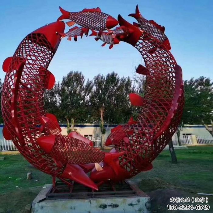 商業(yè)街鯉魚(yú)雕塑 售樓處水景雕塑 海洋生物擺件 商業(yè)街鯉魚(yú)雕塑 售樓處水景雕塑 海洋生物擺件