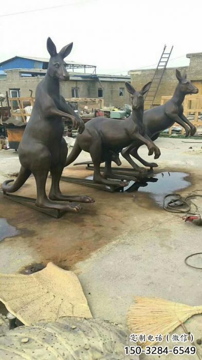 古銅色袋鼠雕塑 大型城市雕塑 商業(yè)街?jǐn)[件 古銅色袋鼠雕塑 大型城市雕塑 商業(yè)街?jǐn)[件