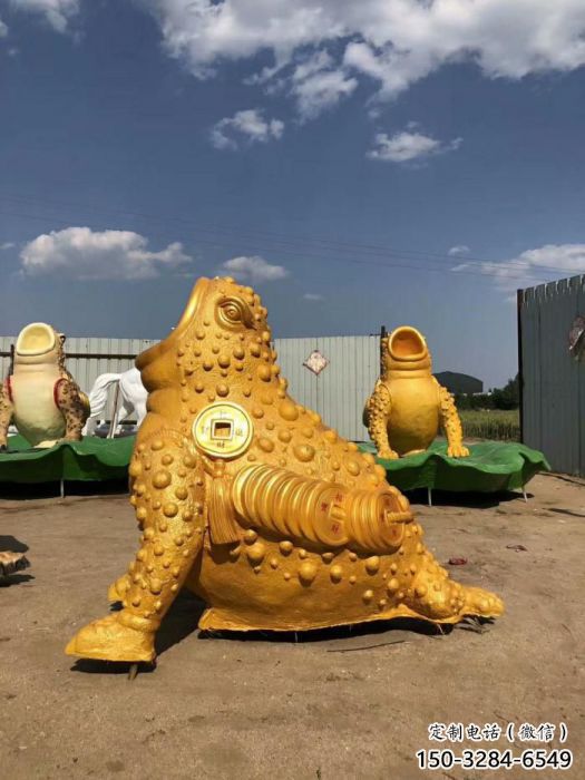創(chuàng)意金蟾雕塑 步行街店門口雕塑 動(dòng)物小品 創(chuàng)意金蟾雕塑 步行街店門口雕塑 動(dòng)物小品