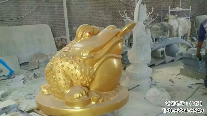 商業(yè)街金蟾雕塑 售樓處動(dòng)物雕塑 招財(cái)擺件 商業(yè)街金蟾雕塑 售樓處動(dòng)物雕塑 招財(cái)擺件
