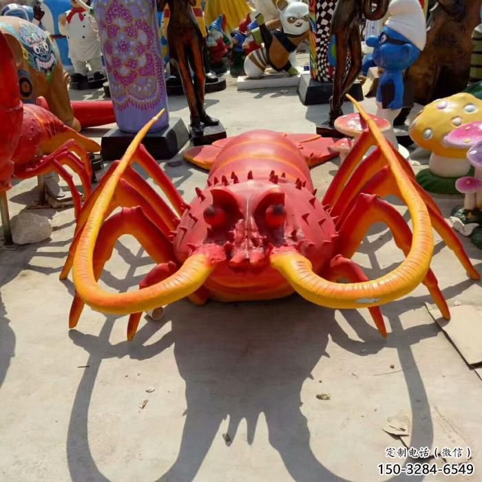 廣場(chǎng)龍蝦雕塑 公園仿真雕塑 抽象擺件 廣場(chǎng)龍蝦雕塑 公園仿真雕塑 抽象擺件