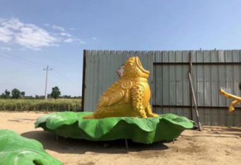水景金蟾雕塑 風(fēng)景區(qū)幾何雕塑 廣場小品