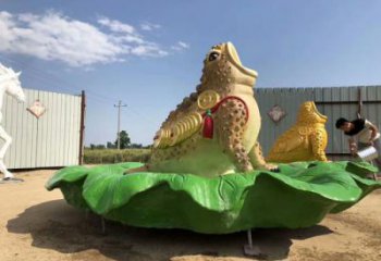 園林金蟾雕塑 城市廣場雕塑 步行街?jǐn)[件