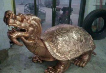抽象烏龜?shù)袼?店門口彩繪雕塑 步行街擺件