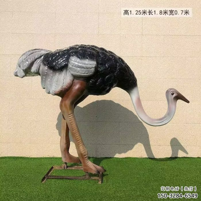 抽象鴕鳥(niǎo)雕塑 店門(mén)口彩繪雕塑 步行街?jǐn)[件 抽象鴕鳥(niǎo)雕塑 店門(mén)口彩繪雕塑 步行街?jǐn)[件