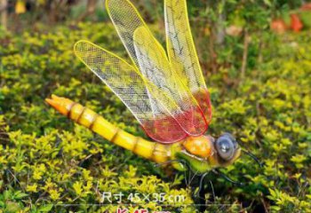 園林蜻蜓雕塑 城市廣場雕塑 步行街擺件