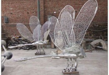 螳螂雕塑，動(dòng)物雕塑，鏤空工藝雕塑