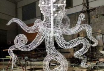 城市章魚雕塑 風(fēng)景區(qū)彩繪雕塑 抽象擺件
