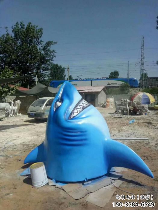 彩繪魚頭雕塑 仿真生物雕塑 步行街?jǐn)[件 彩繪魚頭雕塑 仿真生物雕塑 步行街?jǐn)[件