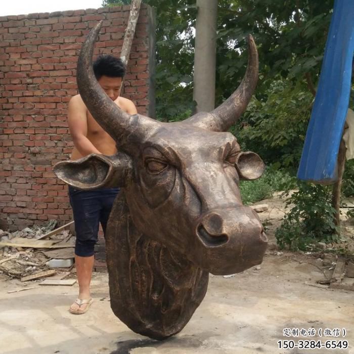 創(chuàng)意牛頭雕塑 步行街店門口雕塑 動(dòng)物小品 創(chuàng)意牛頭雕塑 步行街店門口雕塑 動(dòng)物小品