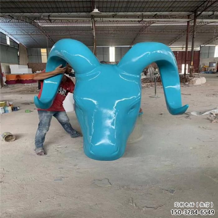 仿真牛頭雕塑 店門口園林雕塑 動物小品 仿真牛頭雕塑 店門口園林雕塑 動物小品