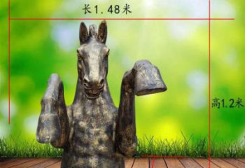 售樓處牛角雕塑 商業(yè)街仿真雕塑 動(dòng)物擺件