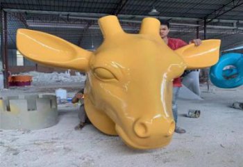 牛頭雕塑 大型城市雕塑 商業(yè)街擺件