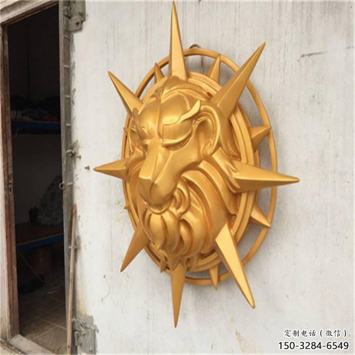 商業(yè)街獅子頭雕塑 售樓處雕塑 動(dòng)物擺件 商業(yè)街獅子頭雕塑 售樓處雕塑 動(dòng)物擺件