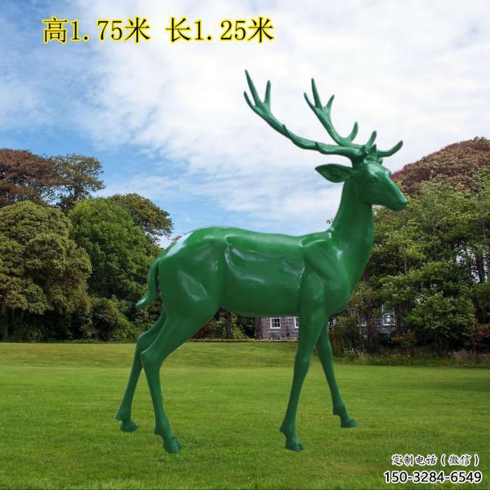 古銅色小鹿雕塑 大型城市雕塑 商業(yè)街?jǐn)[件 古銅色小鹿雕塑 大型城市雕塑 商業(yè)街?jǐn)[件