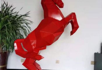 園林奔馬雕塑 城市廣場(chǎng)雕塑 步行街?jǐn)[件
