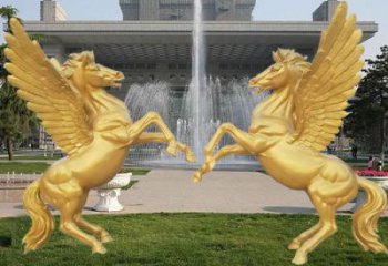 創(chuàng)意金馬雕塑 步行街店門口雕塑 影視劇小品