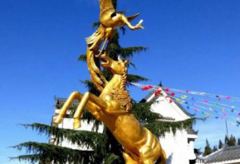 風(fēng)景區(qū)金馬雕塑 售樓處廣場(chǎng)雕塑 仿古擺件