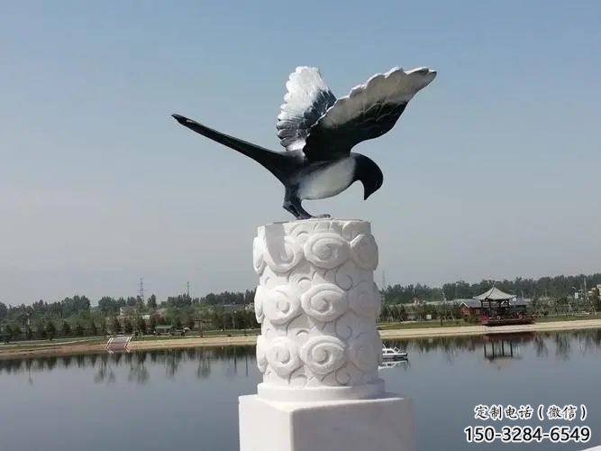 商業(yè)街喜鵲雕塑 售樓處雕塑 動(dòng)物擺件 商業(yè)街喜鵲雕塑 售樓處雕塑 動(dòng)物擺件
