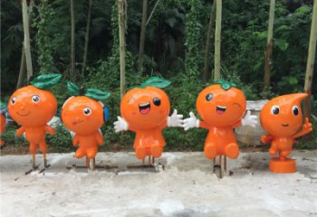 水景橙子雕塑 風景區(qū)幾何雕塑 廣場小品