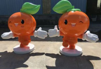 園林橙子雕塑 風景區(qū)仿真雕塑 廣場小品