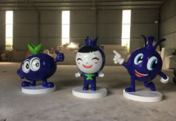 廣場藍(lán)莓雕塑 公園仿真雕塑 抽象擺件