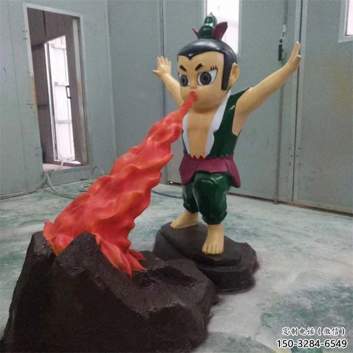 幾何葫蘆娃雕塑 庭院卡通雕塑 彩繪擺件 幾何葫蘆娃雕塑 庭院卡通雕塑 彩繪擺件