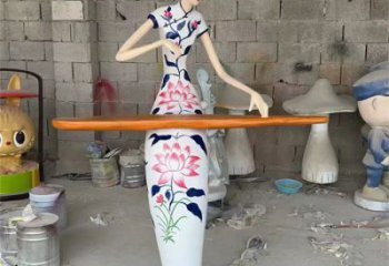 彩繪音樂(lè)人雕塑 酒店公園雕塑 風(fēng)景區(qū)擺件