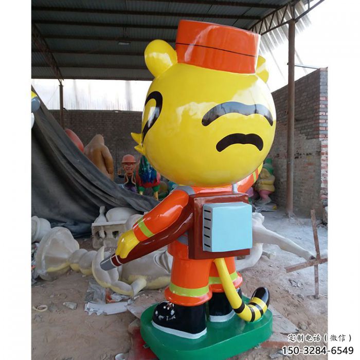 田間消防員雕塑 動(dòng)漫卡通雕塑 園林?jǐn)[件 田間消防員雕塑 動(dòng)漫卡通雕塑 園林?jǐn)[件